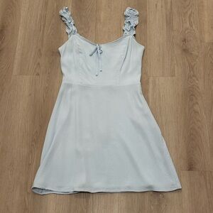 Aritzia Baby Blue Mini Dress